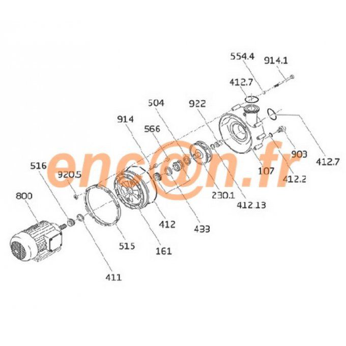 Pièces détachées de pompe Speck BADU 21