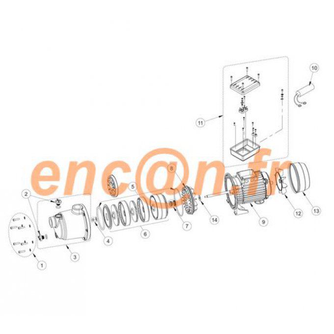 Pièces détachées de surpresseur Sta-Rite Boost-Rite R111P3730 - ZBR12190