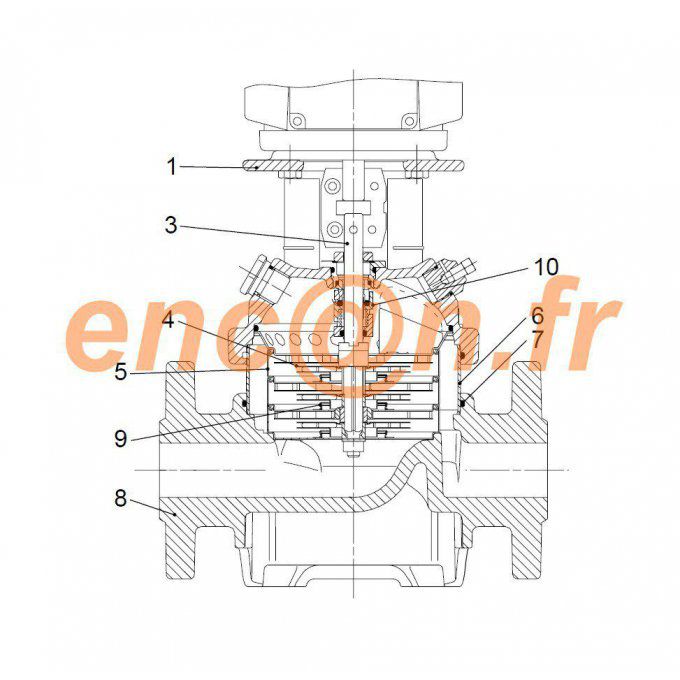 Pièces détachées de pompes Grundfos CR(E)5 - CRN(E)5 - CRI(E)5 - 96455086 - 96455087