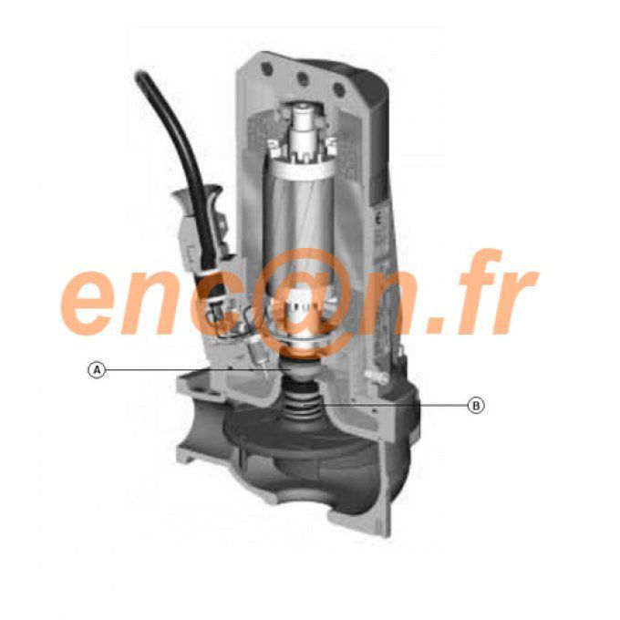 Pièces détachées de pompe de relevage d'assainissement Flygt 8000 (55706328 - 55706291)