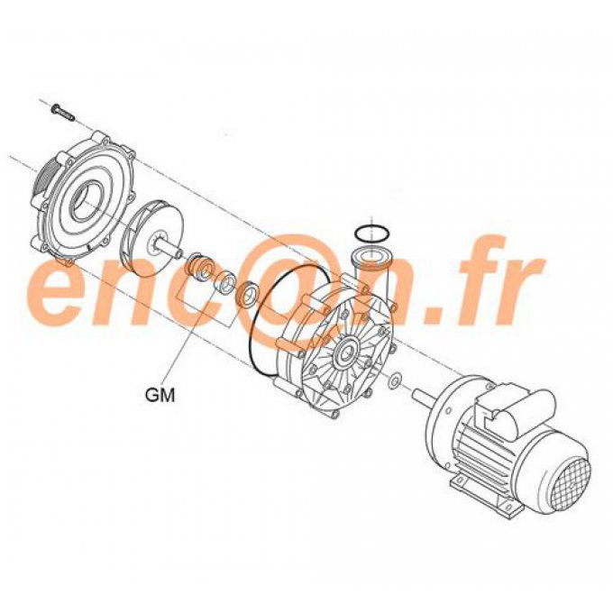 Pièces détachées de pompe Desjoyaux P25