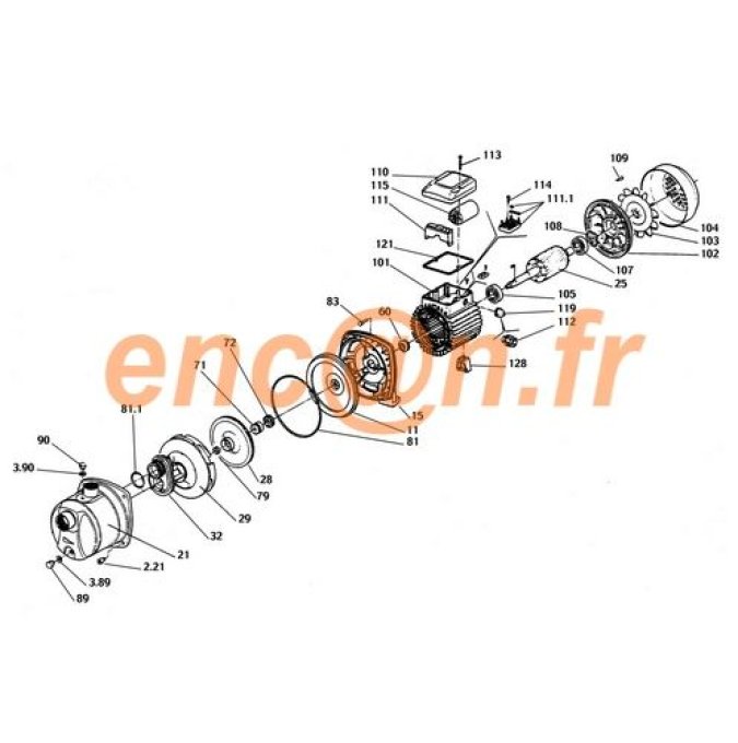 Pièces détachées (Joint de corps) de surpresseur Leroy Somer PJ30 et PJ60