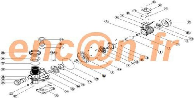Pièces détachées (garniture mécanique) de pompe HYDROSUD MXE