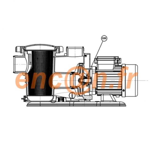 Pièces détachées de pompe Oclair SPS 150 (SPS 150-1T)