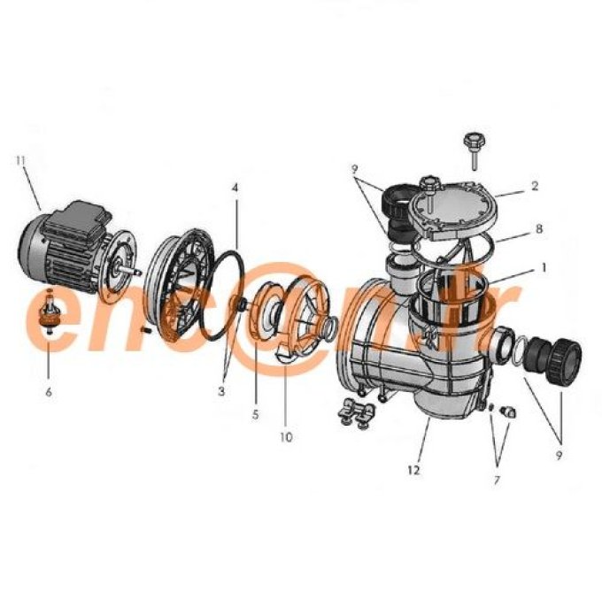 Pièces détachées de pompe Mareva REVA XL (606024)