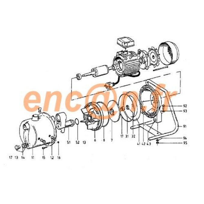 Pièces détachées (joint de corps) de pompe surpresseur WILO Jet WJ 301 et WJ 401