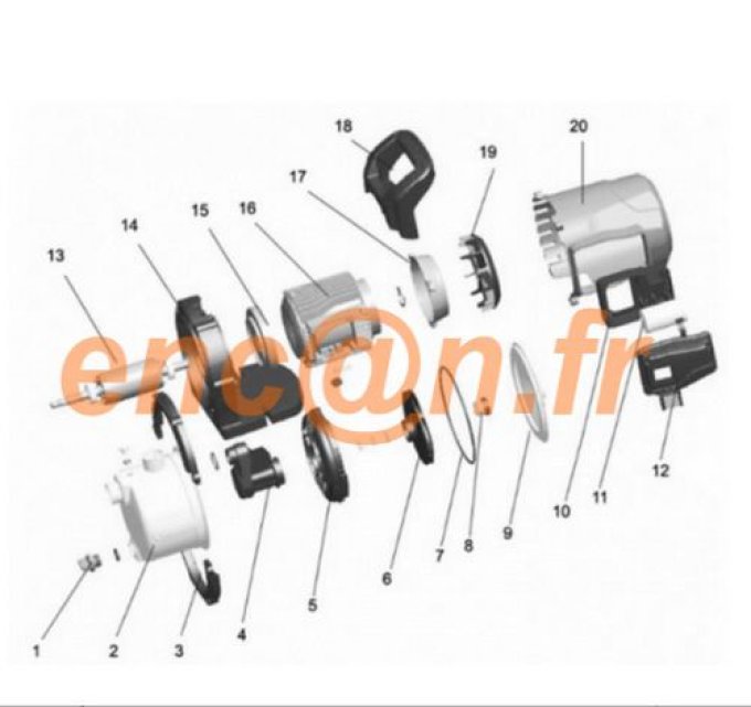 Pièces détachées de surpresseur ENERGER LKJ-1303S