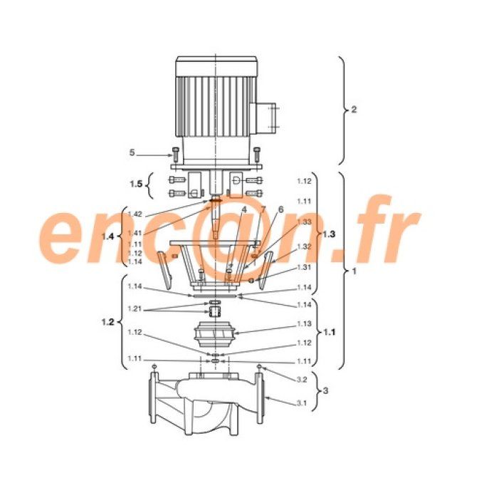 Pièces détachées de pompe de surpression Salmson SIL