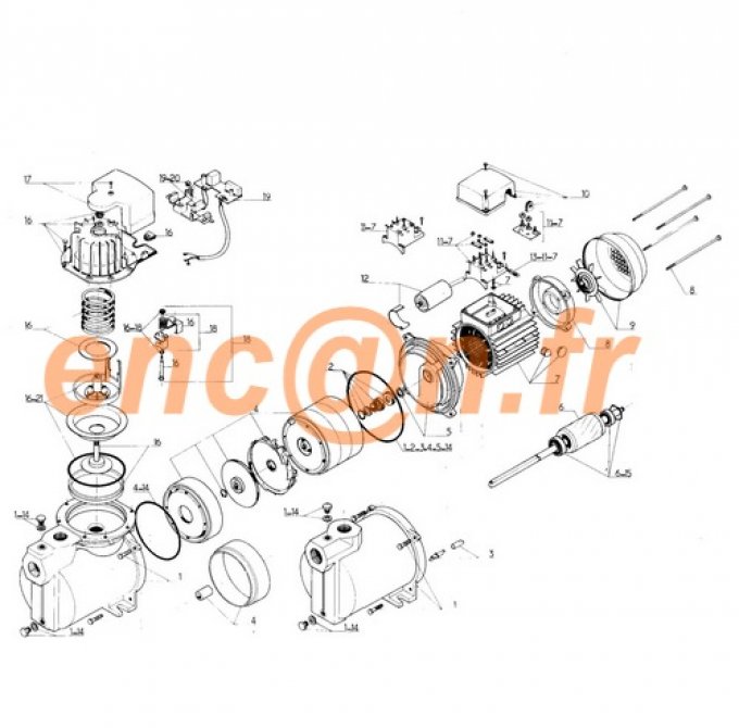 Garniture mécanique de pompe Guinard Hydro et Hydromatic 5000 et 7000 (8640992006)