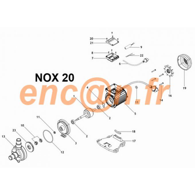 Pièces détachées de pompe Nox 20 4M (8000072594)