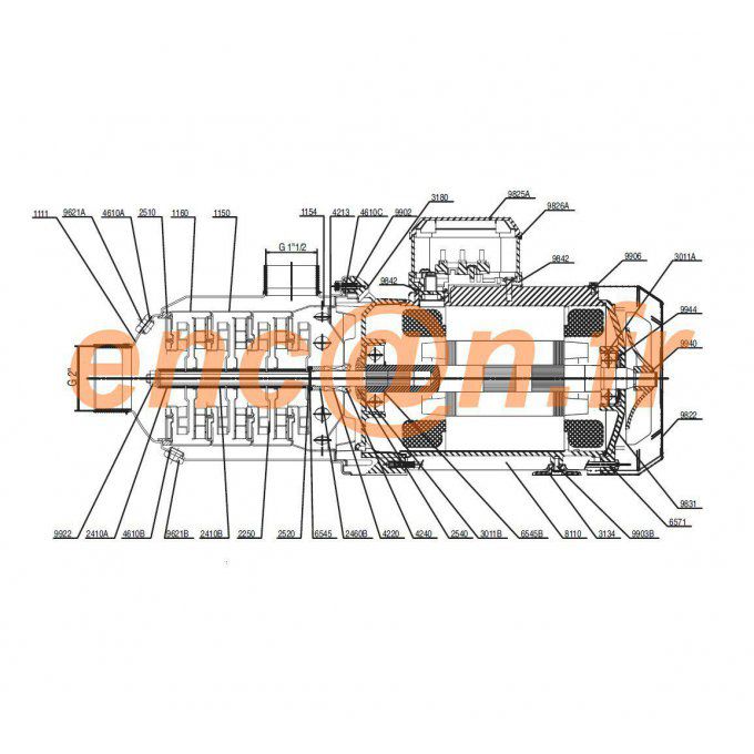 Pièces détachées de circulateur Salmson HYDROMINI MULTI-H (4009395)