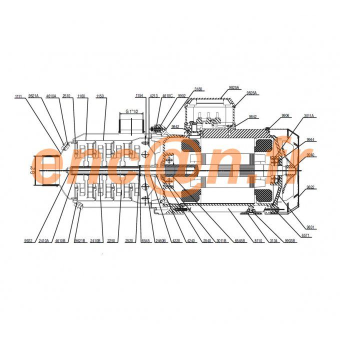 Pièces détachées de surpresseur Salmson MULTI-H (4009395 - 4031763)