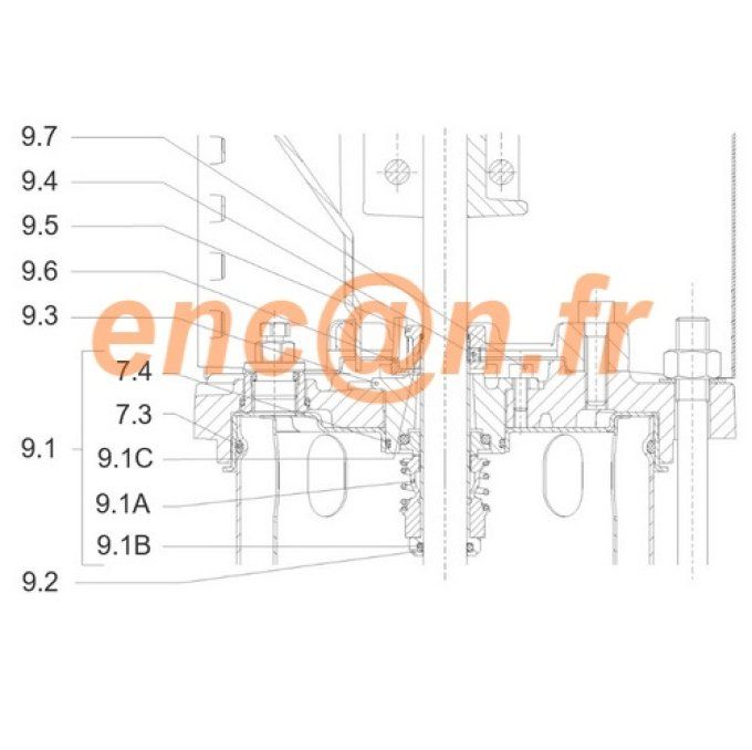 Pièces détachées de pompe Wilo HELIX - 4159699 (issue de la cartouche 4159698)