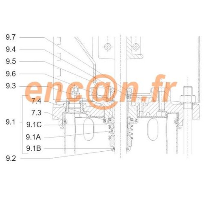 Pièces détachées de pompe Wilo HELIX - 4159697 (issue de la cartouche 4159696)