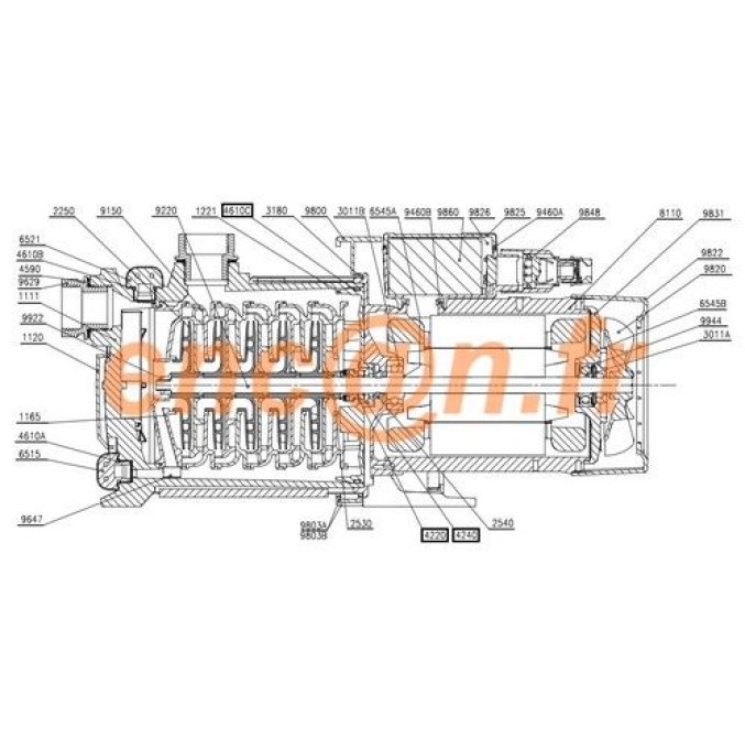 Pièces détachées de pompe SALMSON Claris Home (kit 4200718)