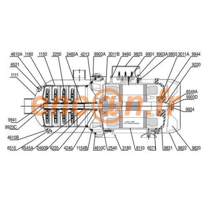 Joint de corps de surpresseur Salmson HYDROSON