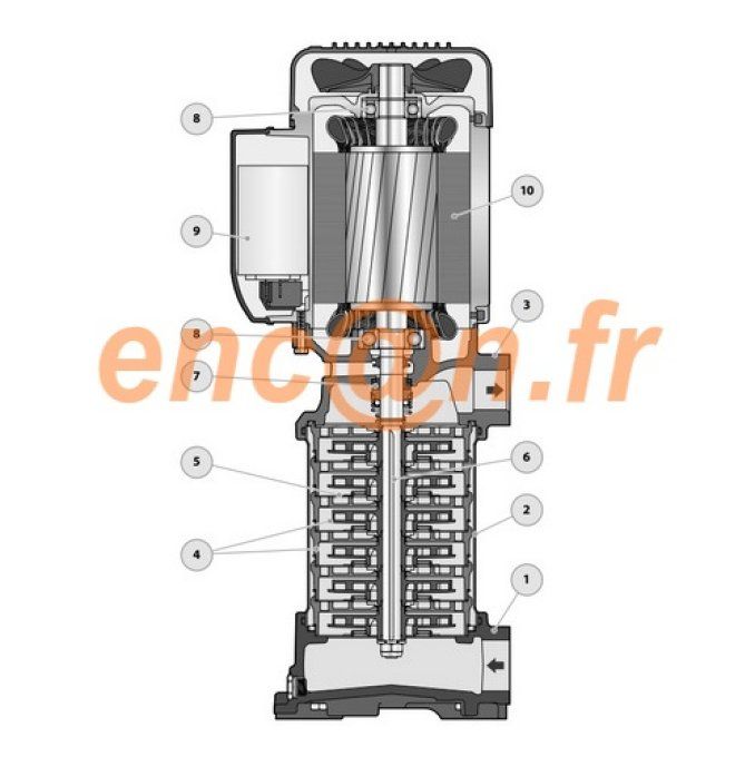 Garniture mécanique de pompe Pedrollo MK