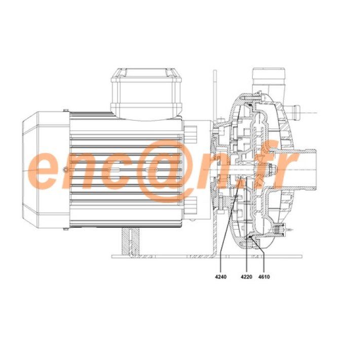 Pièces détachées de pompe Salmson SHC 12 et SHC 20 (4067796 - 2188193)