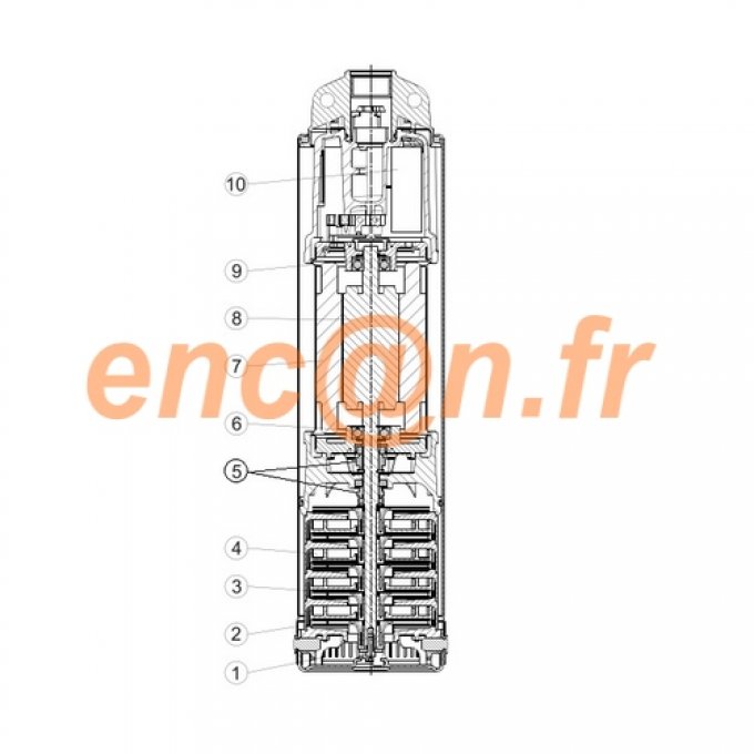 Pièces détachées de pompe Guinard IDRA 4000 et 5000 (8000072594 - 204771 - 8000074567)