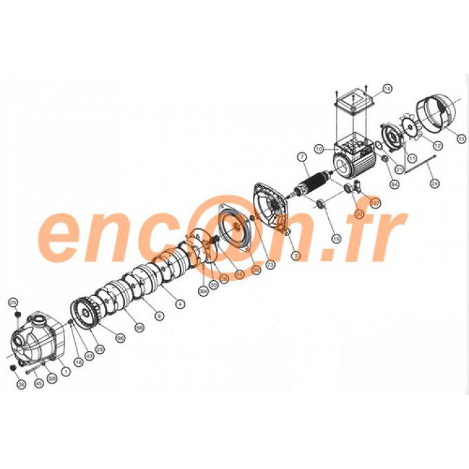 Pièces detachées de surpresseur Polaris Advantage - 148620500