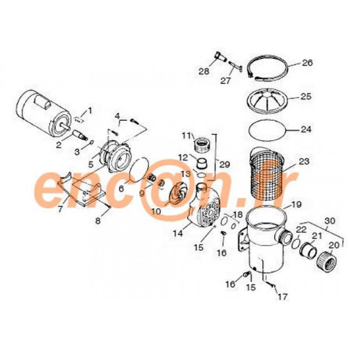 Pièces détachées de pompe Premier 556N