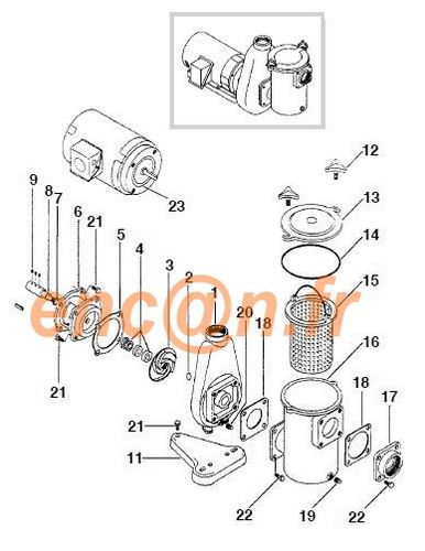 Garniture mécanique de pompe Premier 658 Bronze
