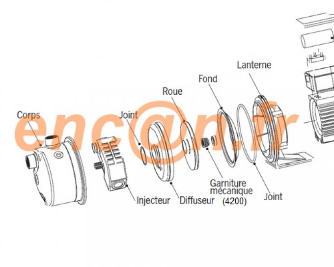 Pièces détachées de pompe surpresseur SALMSON Jetson (4083681)