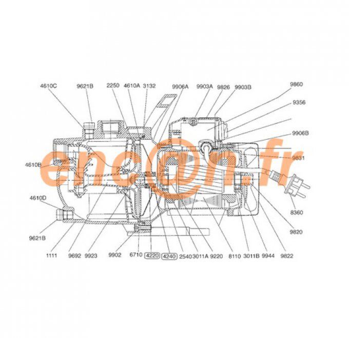 Pièces détachées de pompe surpresseur SALMSON Primson (4063950)