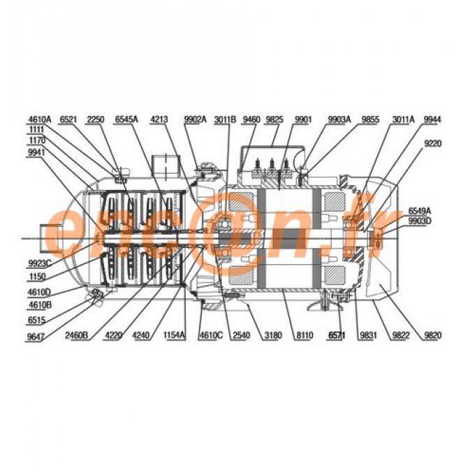 Pièces détachées de pompe surpresseur Salmson Springson, Springston-PAC, et HYDROMINI (4050606)