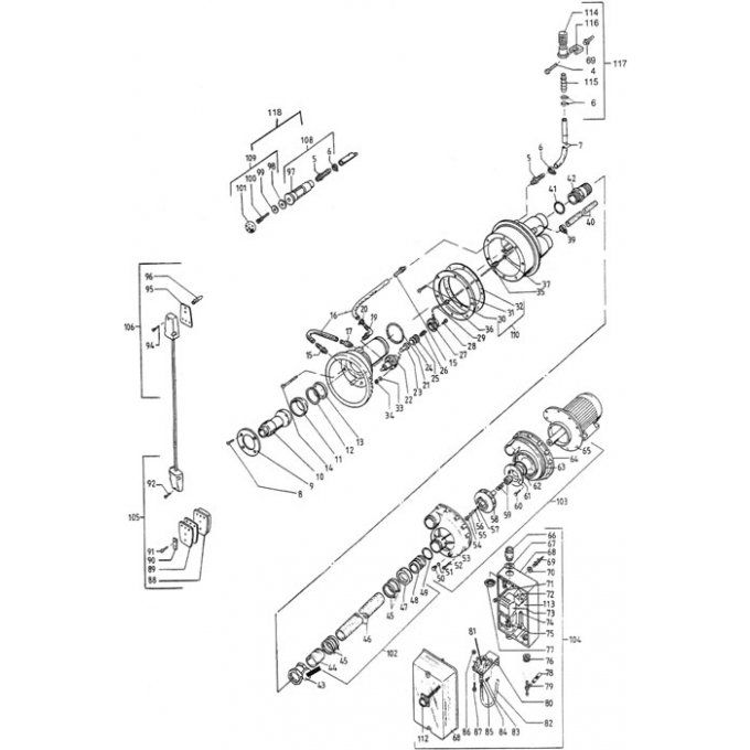 Garniture mécanique de pompe UWE JetStream ST200 et ST300 (Référence constructeur : 670410 - 51789)