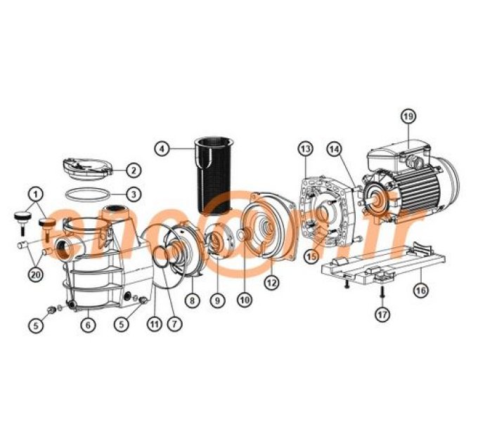 Joint de diffuseur de pompe SCP SuperPool - SuperPool II - SuperPool 2 DI
