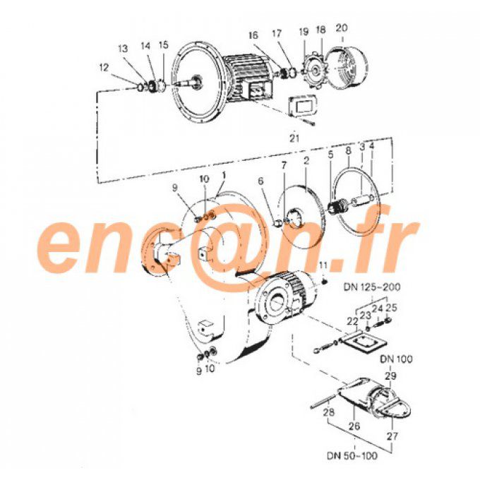 Joint de corps de circulateur Wilo Bn - DPn et IPn (2044996)